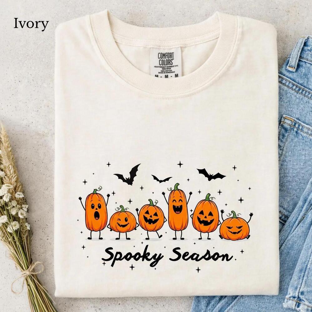 Cute Halloween Pumpkin S Shirt, Funny Jack O Lantern Graphic Shirt